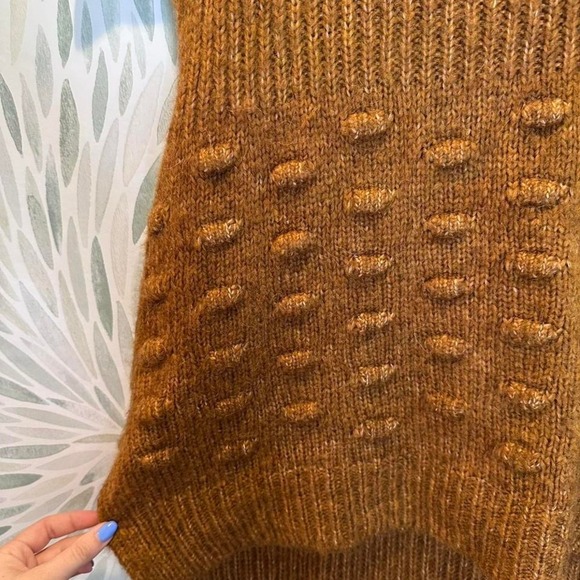 NWT Kerisma Rust Bisoux High Low Sleeveless Tunic Sweater Size S/M - Picture 4 of 8